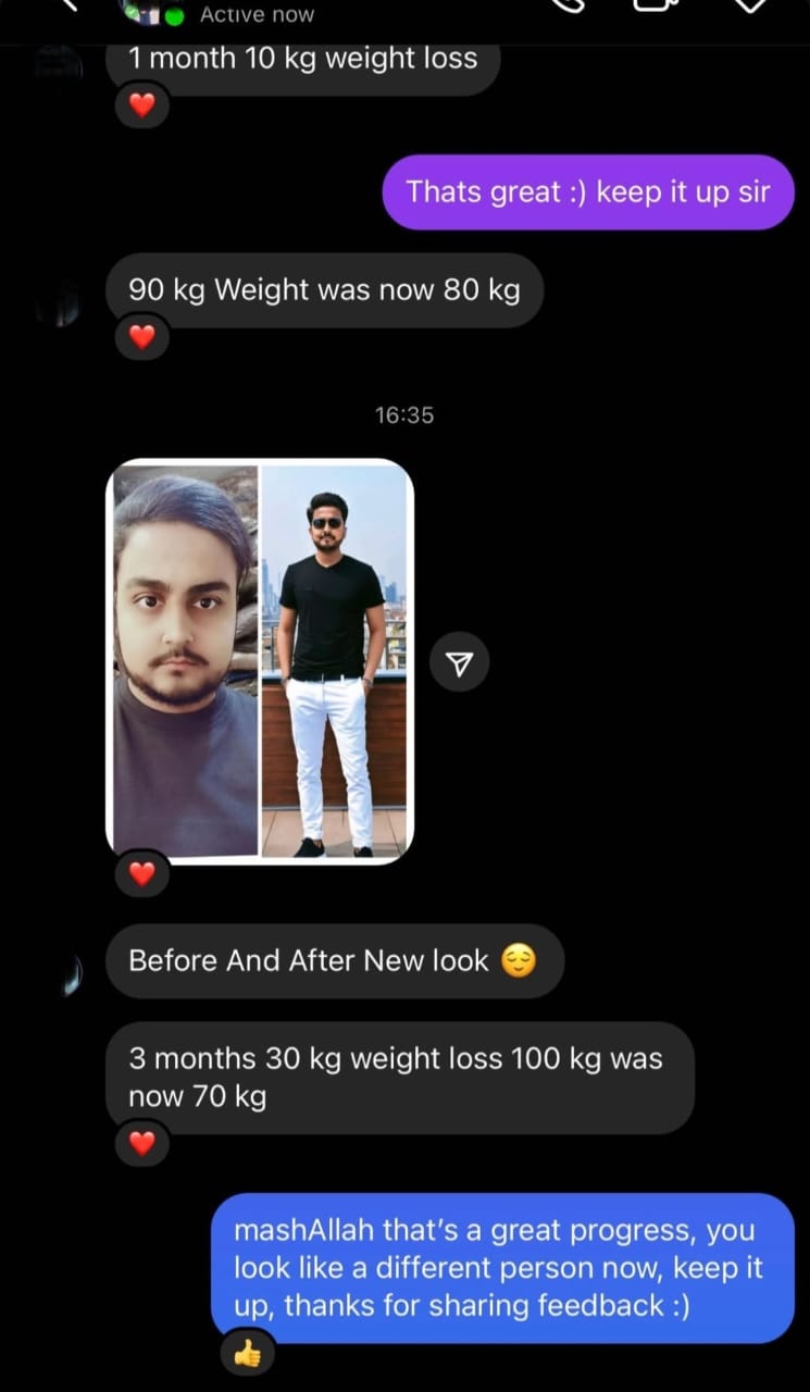 Weight Loss Package | وزن میں کمی کا پیکج