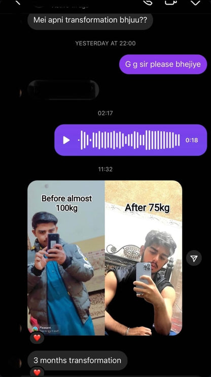 Weight Loss Package | وزن میں کمی کا پیکج